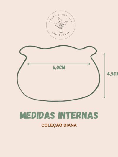 Vaso Diana Castanha