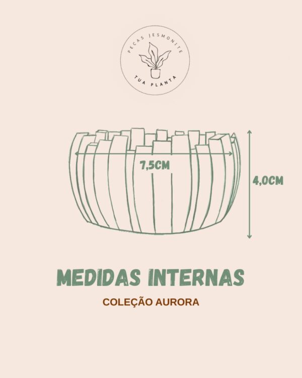 Vaso Aurora - Mistura com Verde com toque de amarelo - Image 3