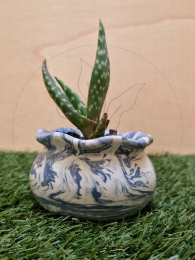 Vaso Diana – Mistura com Azul e Branco